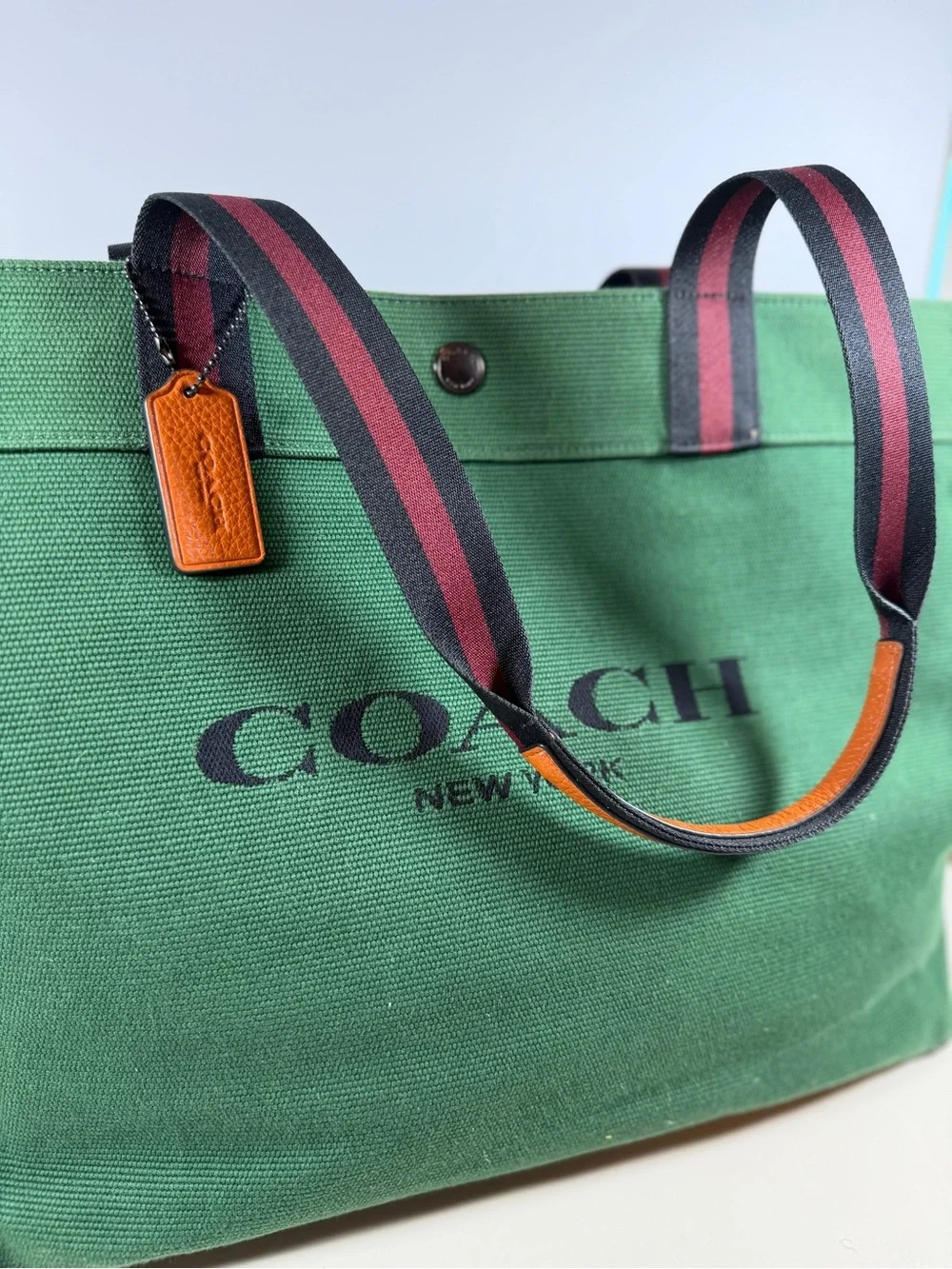 Coach canvas tote